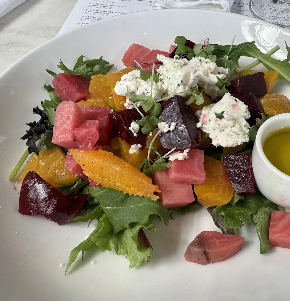 Beet and Herbed Goat Cheese