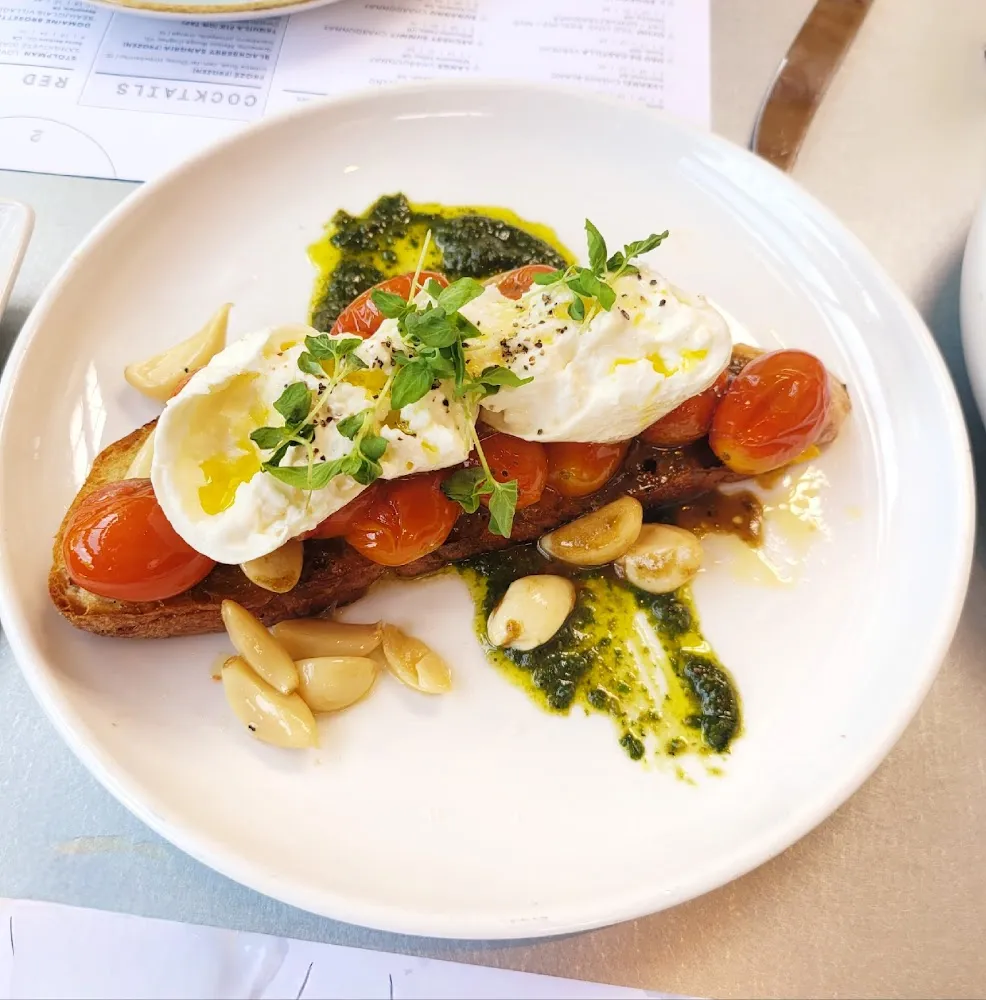 Burrata Bruschetta